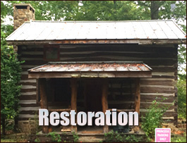 Historic Log Cabin Restoration  Kinsman, Ohio